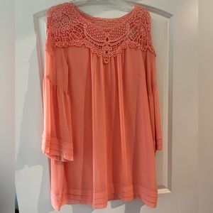 Coral dress. Size M